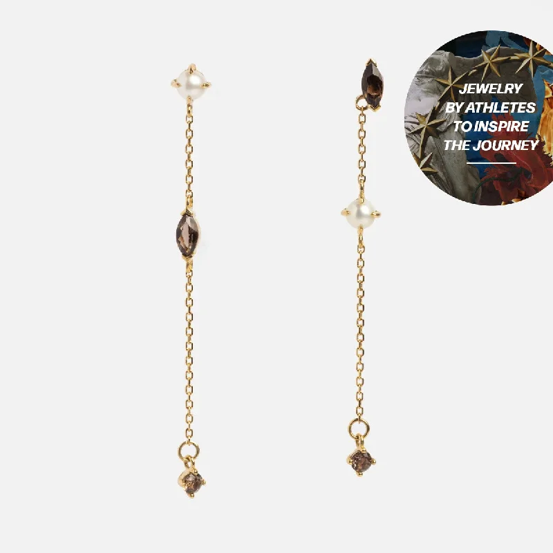 Textured disc earrings-Annie and Kerry Xu x Local Eclectic Solid Gold Convertible Earrings