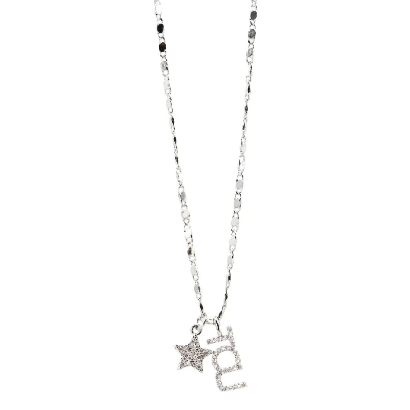 Spinel necklaces-TCU Star Necklace Silver T32