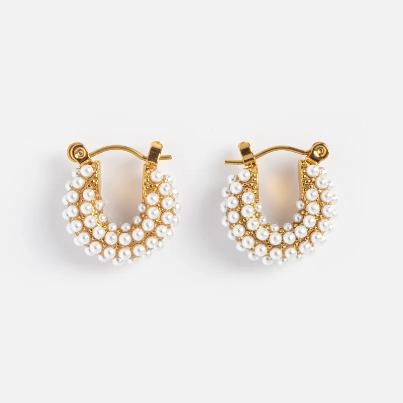 Tide design earrings-Perla Earrings