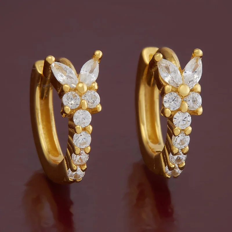 Pink gold earrings-92.5 Silver Earring 176452