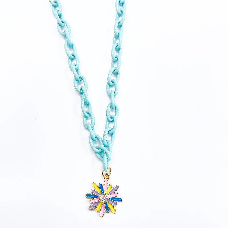 Coiled thread necklaces-Daisy multicolor necklace L7