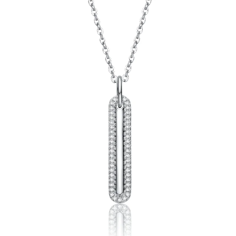 Solid chain necklaces-Vilette Long Pendant Necklace