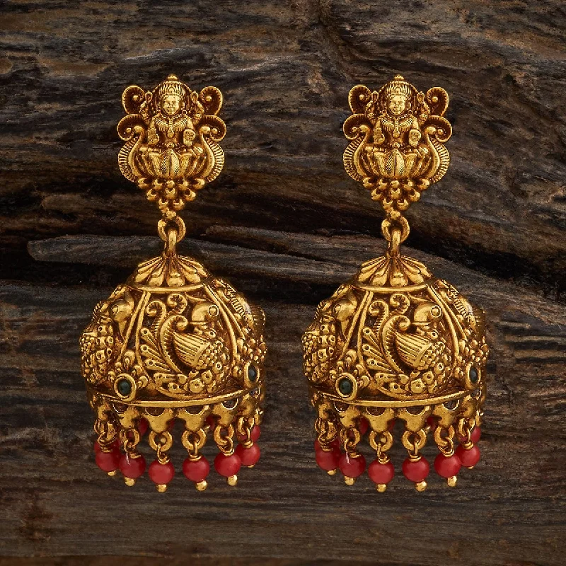 Oval dangle earrings-Antique Earring 181385