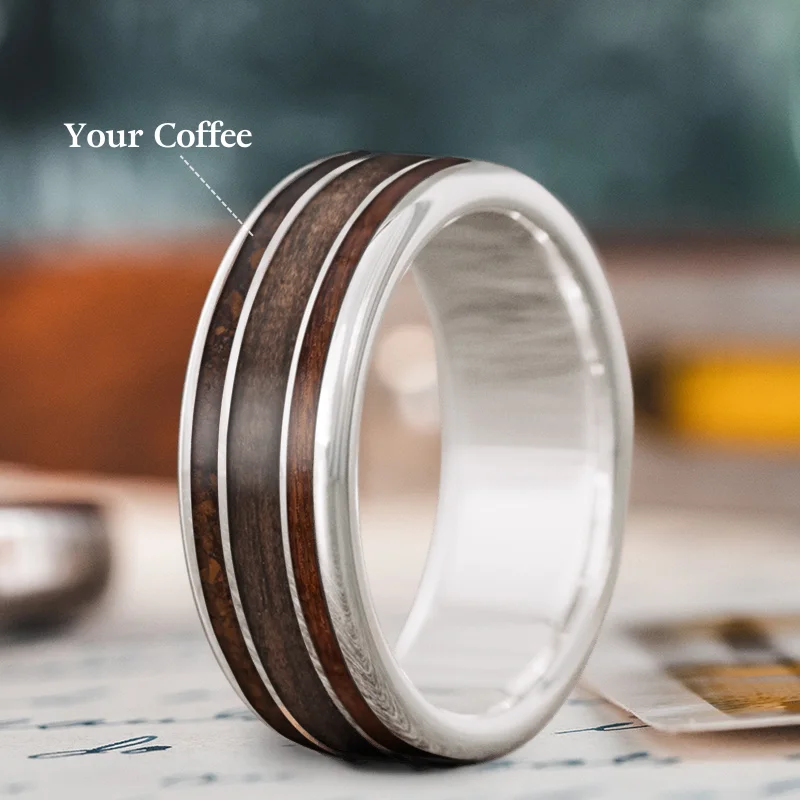 Shiny modern rings-Custom Design - 3-Inlay Wide Center Ring TL1ToIQCXIl4yaCKZtF8wmkv