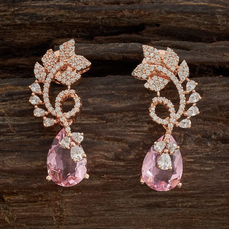 Twine bead earrings-Zircon Earring 160383