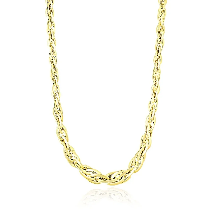 Onyx gem necklaces-14k Yellow Gold Fancy Necklace with Singapore Chain