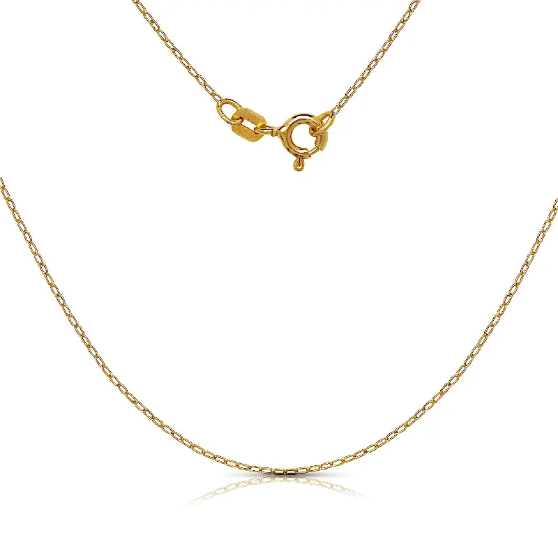 Light filigree necklaces-Curata 10k Yellow Gold 18" Irish Celtic Textured Cross Necklace(10mm x 20.5mm)