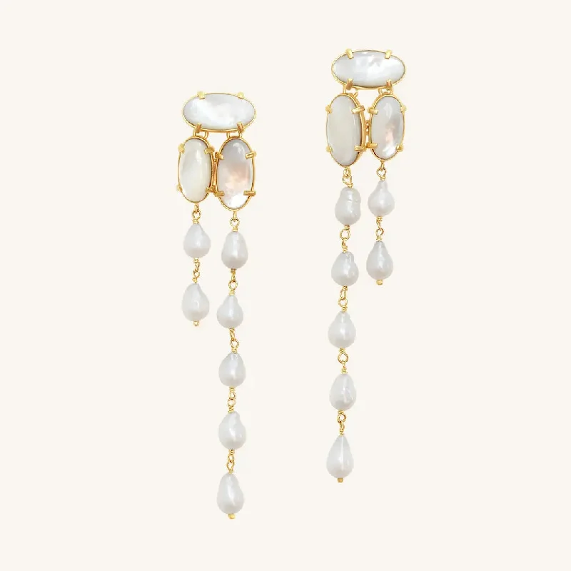 Pure crystal earrings-Muir Statement Earrings