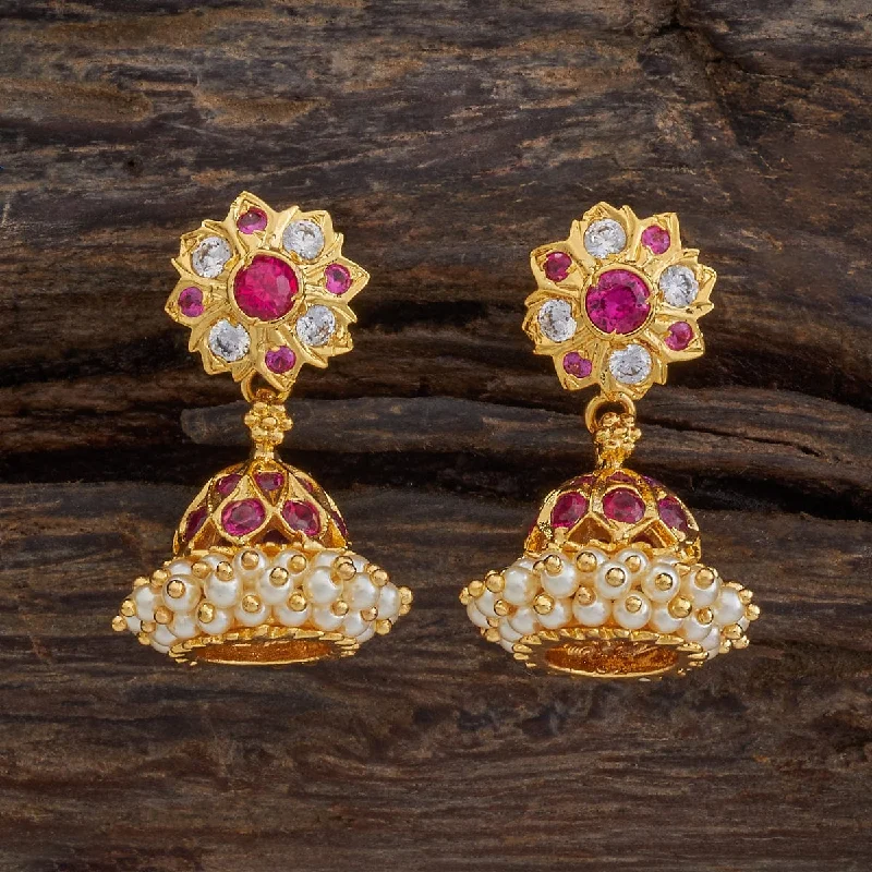 Textured disc earrings-Antique Earring 175882