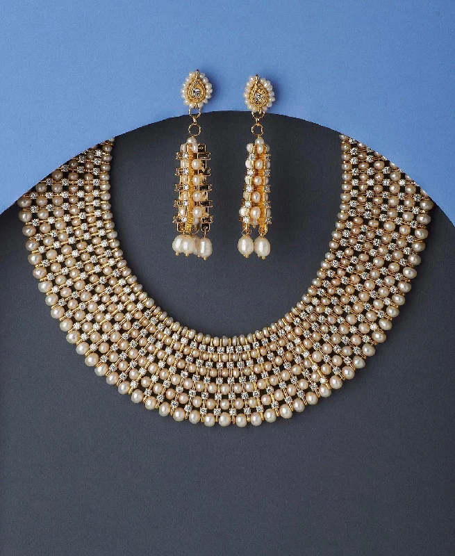 Raised bar necklaces-Gorgeous and Trendy Jodha Akbar Necklace Set