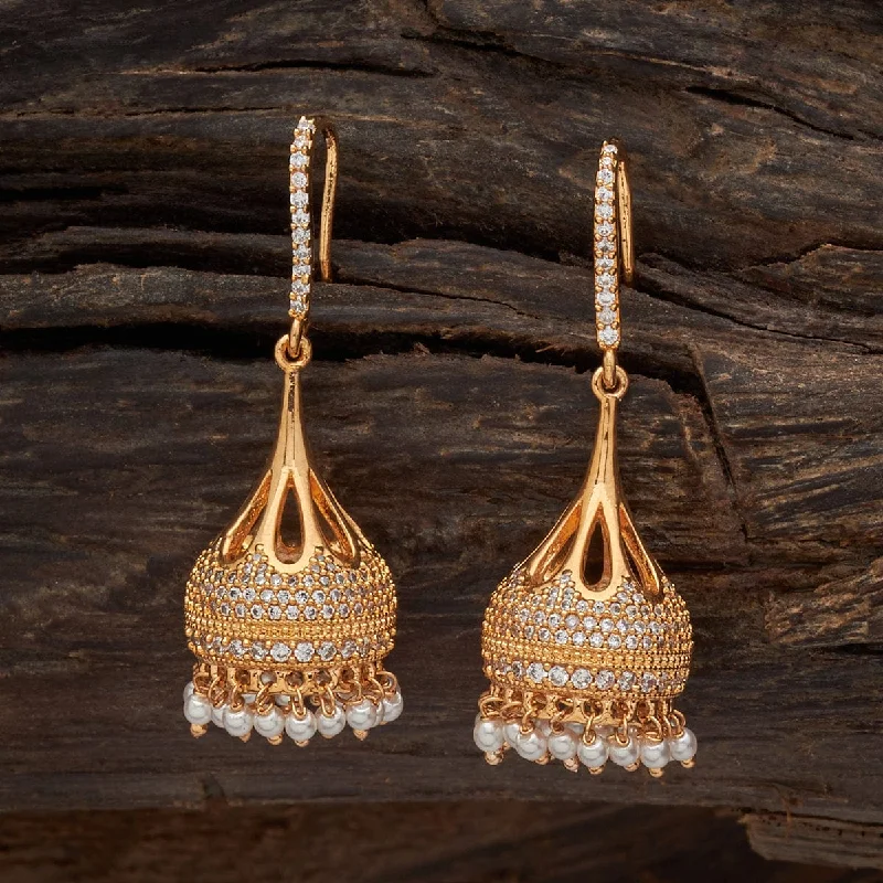 Trekker feather earrings-Zircon Earring 151978