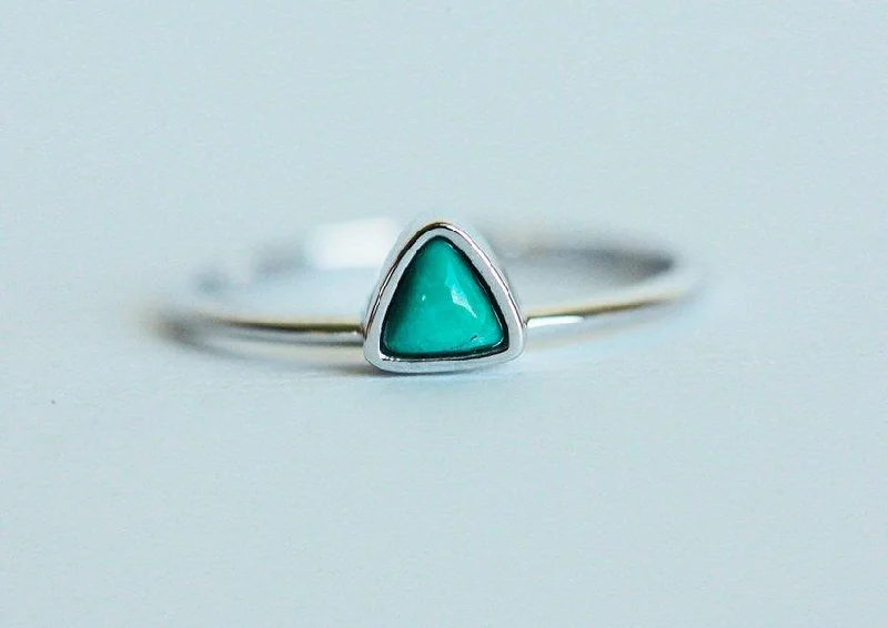 Open shank engagement rings-Turquoise Ring, Wedding Ring