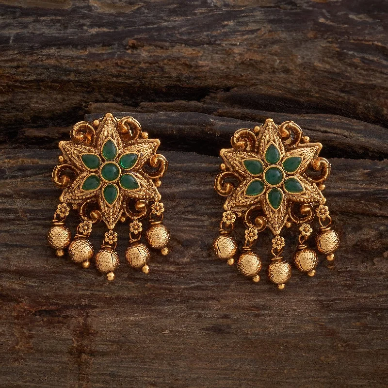 Sleek stud earrings-Antique Earring 181499