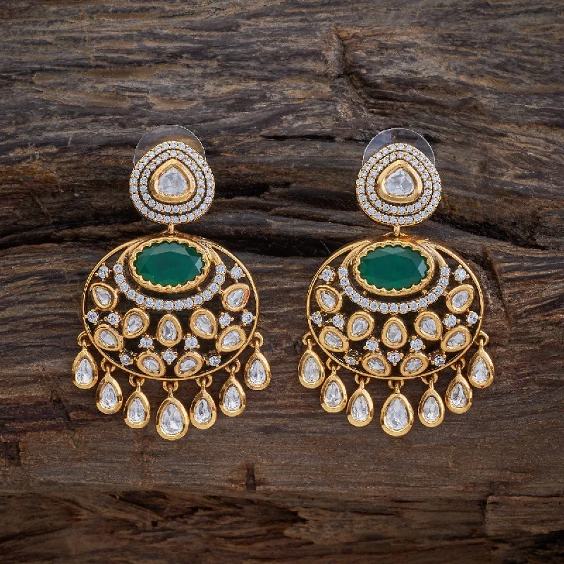 Ruby stud earrings-Kundan Earring 174034