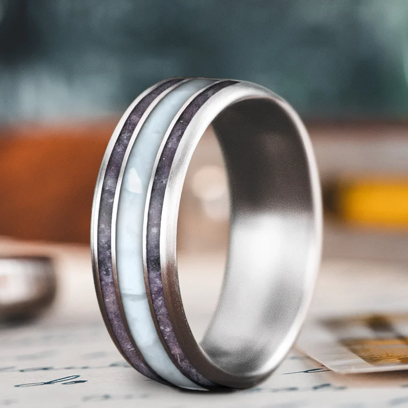 Surf inlay rings-Custom Design - 3-Inlay Wide Center Ring nRNFID5DCuJc30xQJqrmZDhV