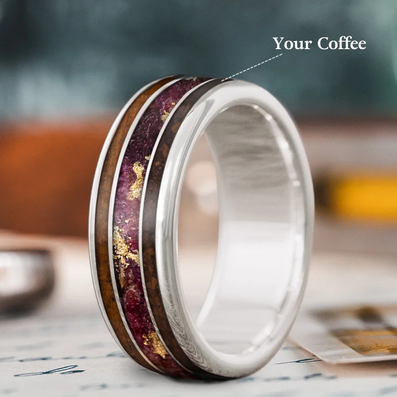 Wide band rings-Custom Design - 3-Inlay Wide Center Ring vK59aPWmnEcTzxTfgGgO-PEC