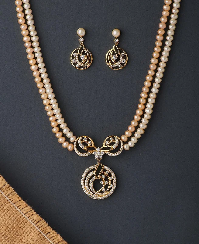 Fine bead necklaces-Ravishing Pearl Necklace Set