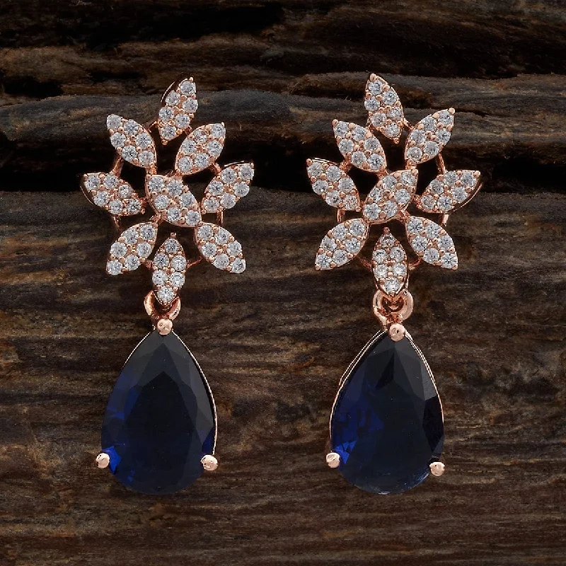 Worn medallion earrings-Zircon Earring 170700