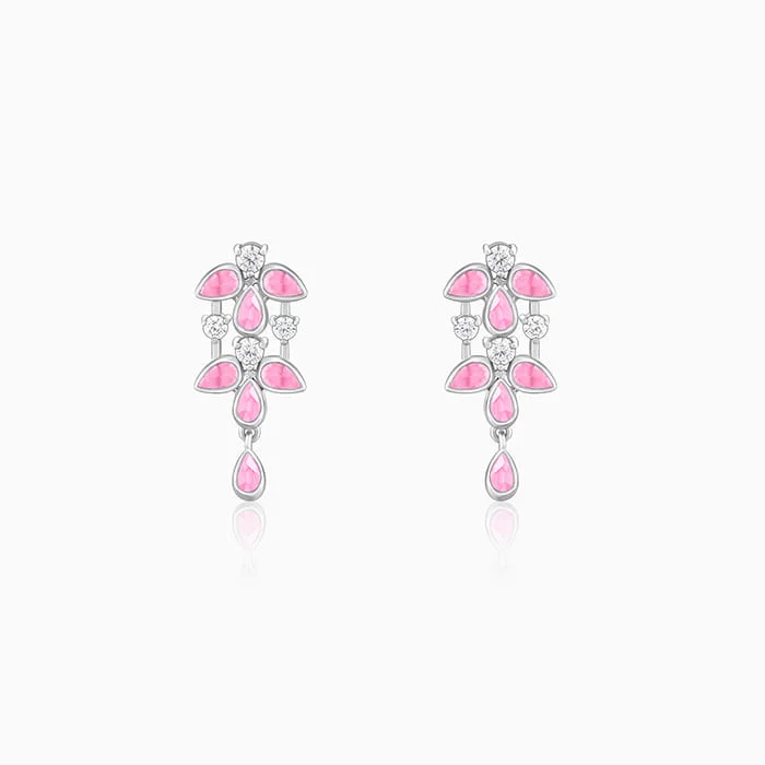 Crystal-twisted earrings-Sathiyaan Earrings