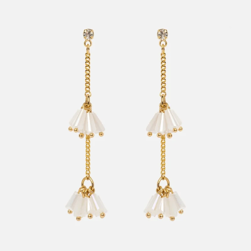 Tide design earrings-Soiree Drop Earrings