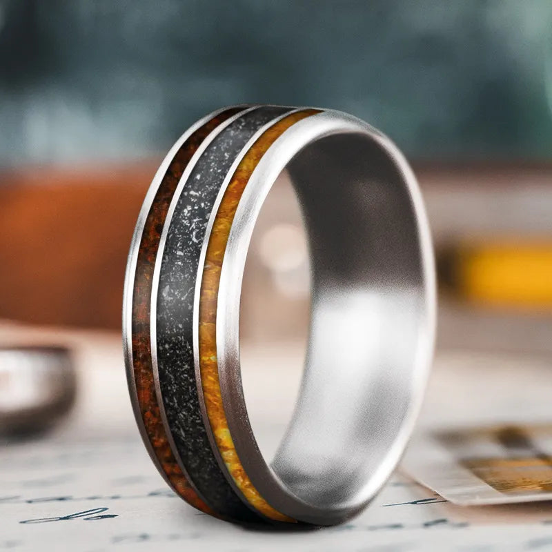 Tiny stack rings-Custom Design - 3-Inlay Wide Center Ring oH1Aj3aXrO3xVDkOBaA39z14