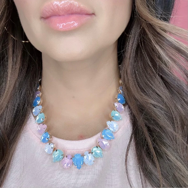 Fine bead necklaces-Pastel Radiance Necklace M10