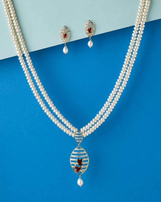 Twisted knot necklaces-Glimmering Teardrop Necklace  Set