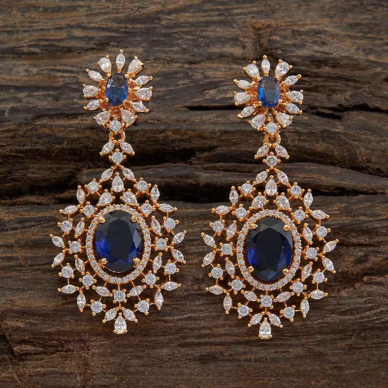 Vibrant enamel earrings-Zircon Earring 173949