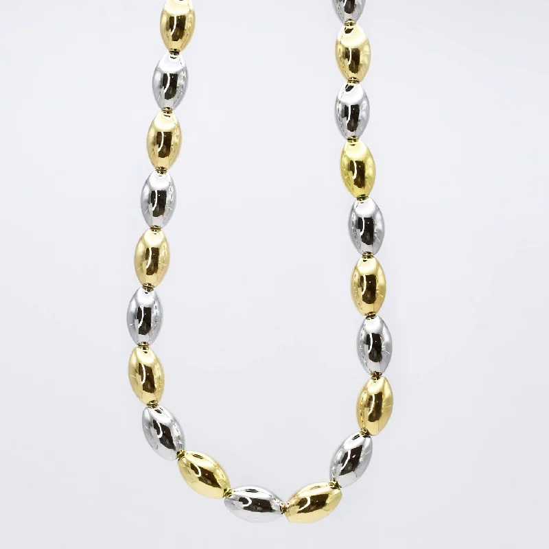 Coiled thread necklaces-Gold/Silver Pepitas Necklace L7