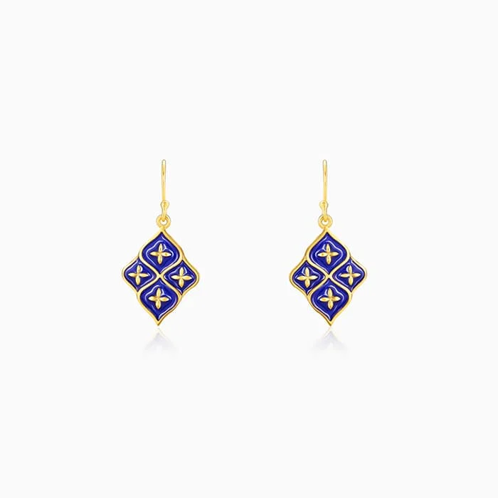 Stellar charm earrings-Golden Queen's Room Lantern Earrings