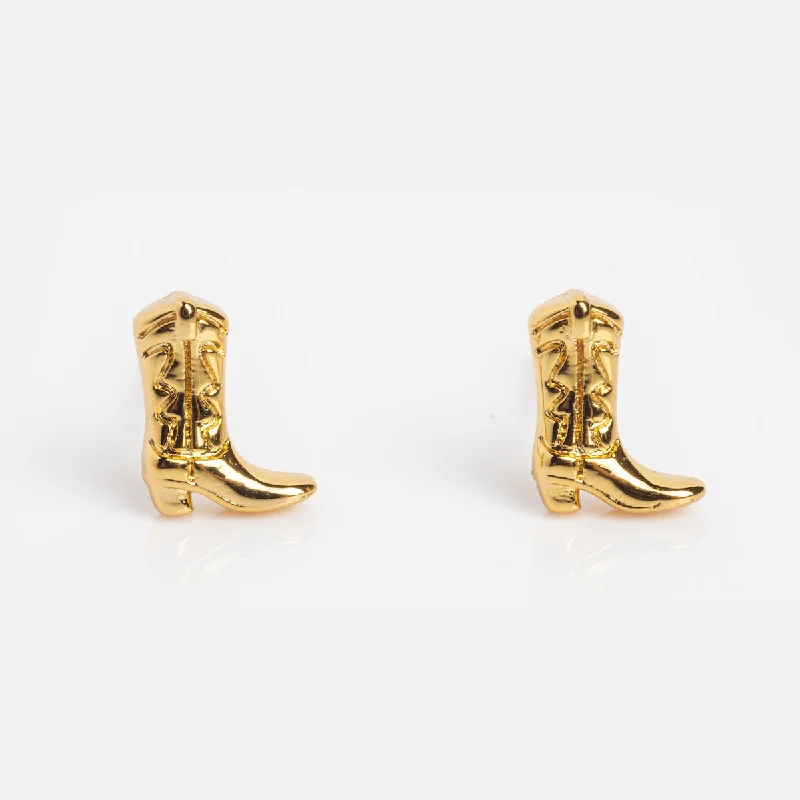 Tiny dot earrings-Cowboy Boot Studs